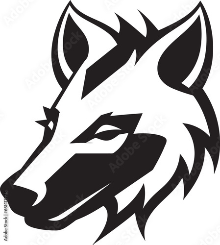 Nocturnal Cunning Mysterious Hyena Identity Monochromatic Majesty Minimalist Hyena Profile