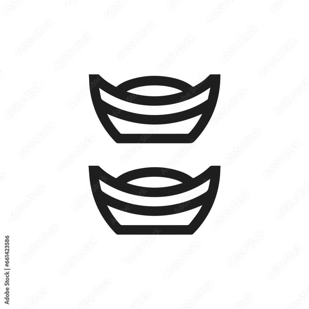 Gold Ingot con vector. Linear style sign for mobile concept and web design. Gold Ingot symbol illustration. Pixel vector graphics - Vector.
Gold Ingot con vector. Linear style sign for mobile concept and web design. Gold Ingot symbol illustration. Pixel vector graphics - Vector.