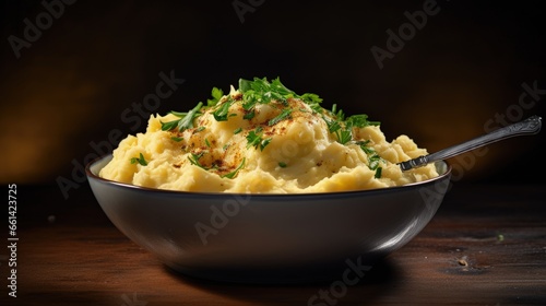 Vegan mashed potato served in a bowl