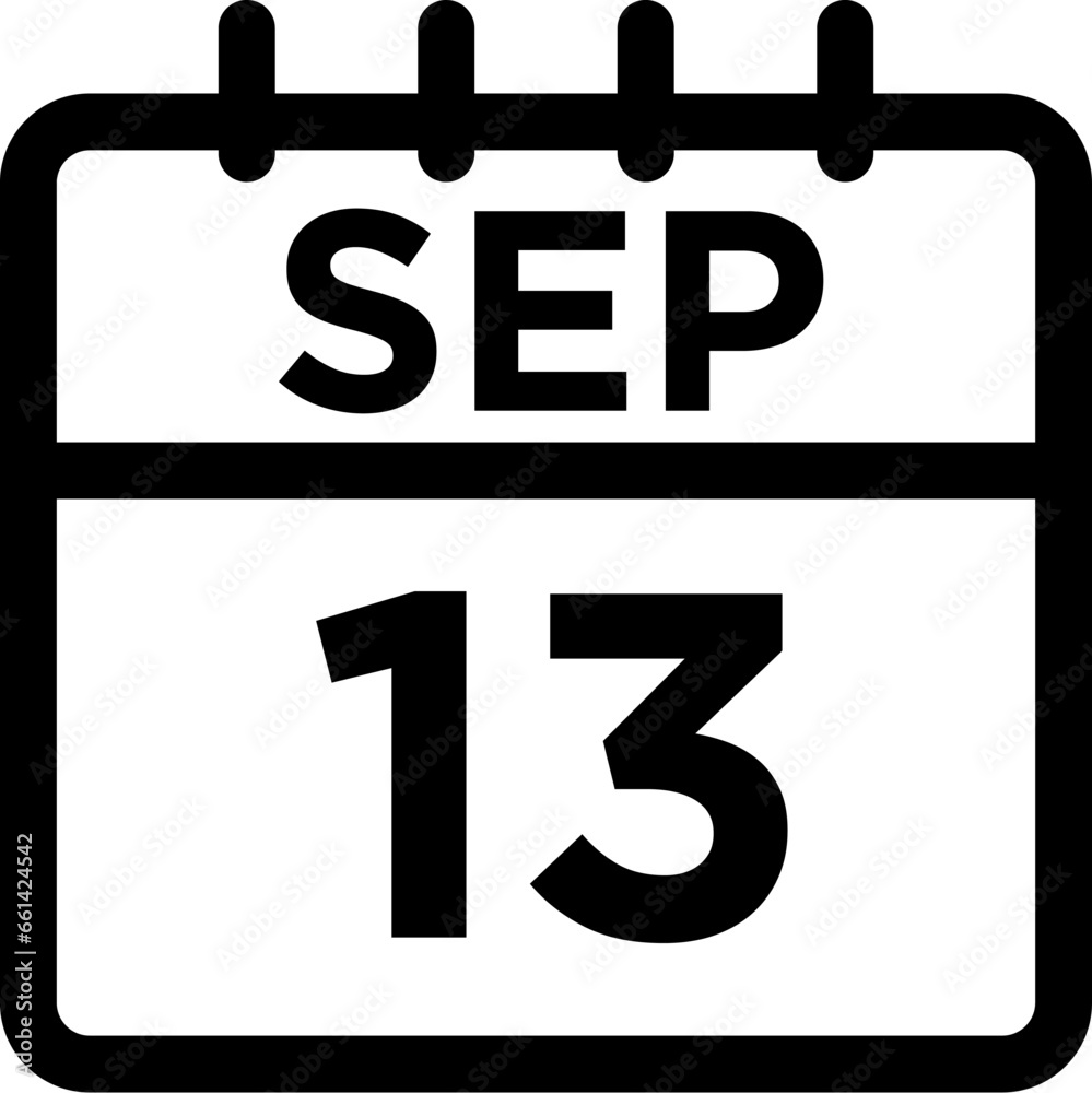 09-September - 13 Line Black Icon pictogram symbol visual illustration 09-September - 13 Line Black Icon pictogram symbol visual illustration