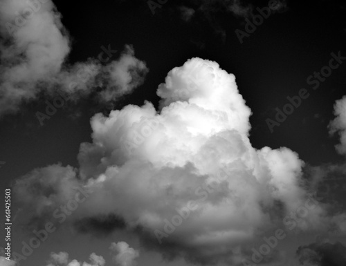 Black and White Beautiful sky background