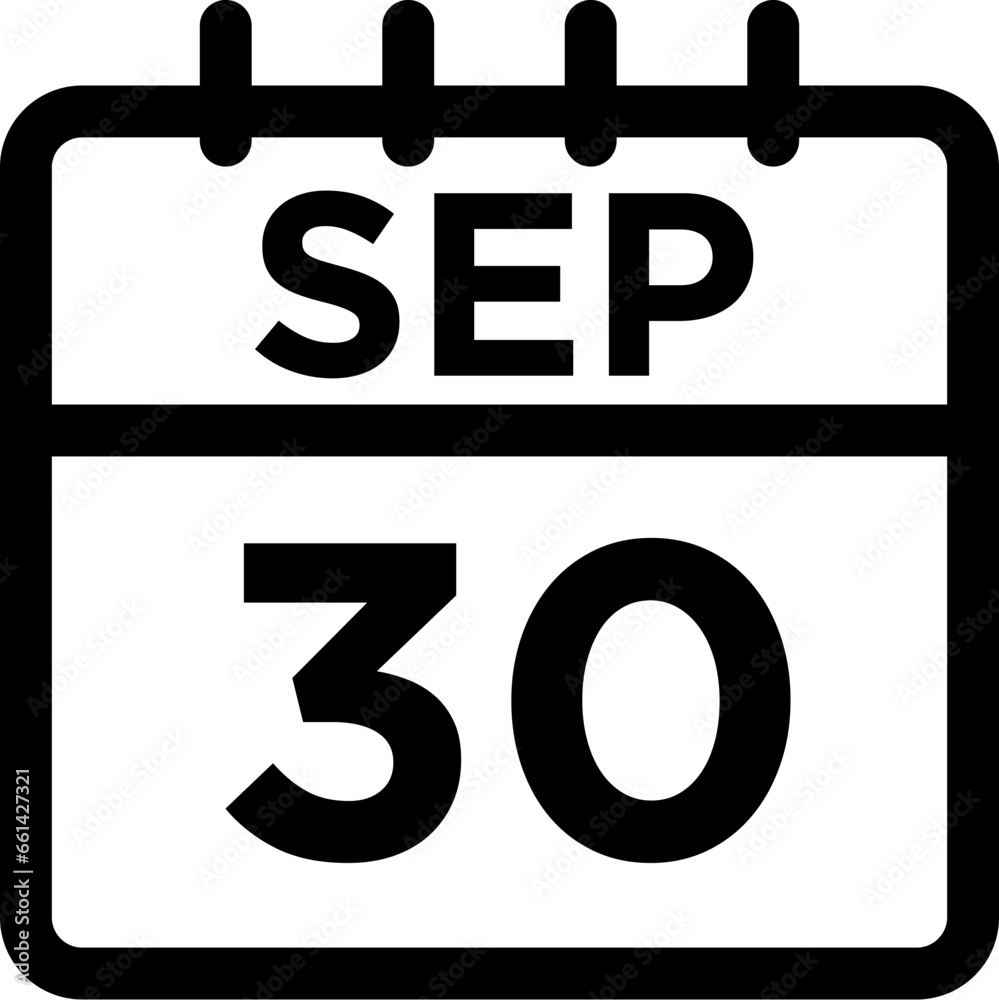 09-September - 30 Line Black Icon pictogram symbol visual illustration 09-September - 30 Line Black Icon pictogram symbol visual illustration