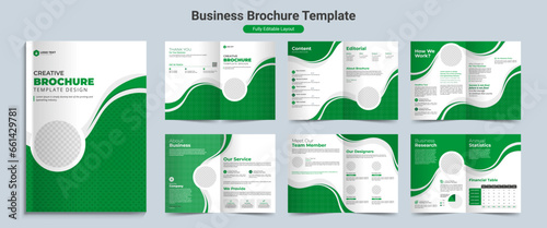 Creative corporate business magazine, proposal, and product catalog profile brochure layout template design