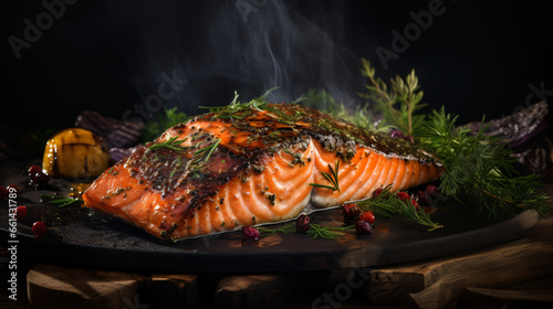 Salmon Smoky Grilled © hareem