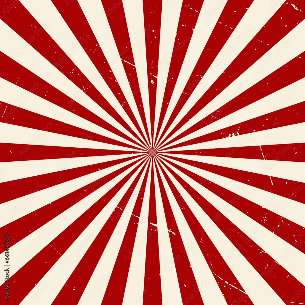 Vector vintage background in red and white colours.