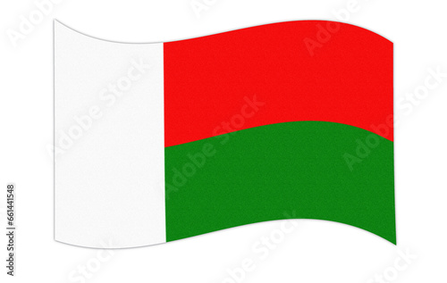 Madagaskar flag illustration
