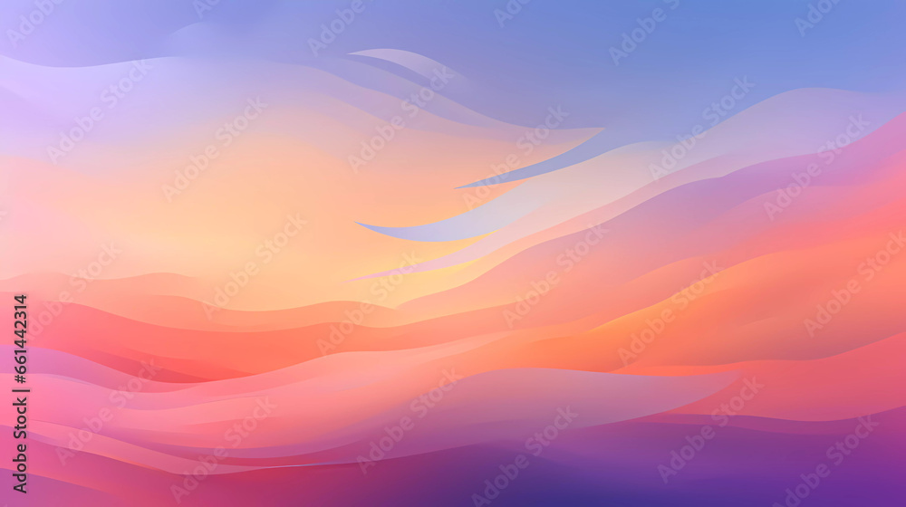abstract watercolor background sunset sky, orange and purple stain brushstroke texture background.