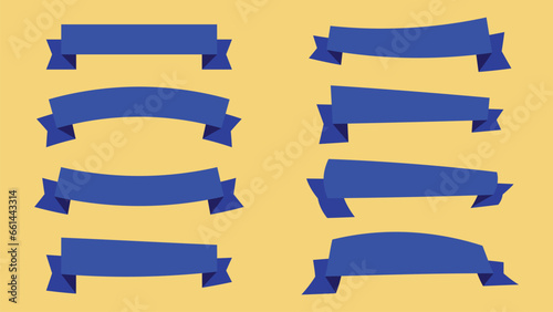 Abstract wavy ribbon in light yellow.