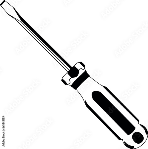Screwdriver SVG Cut File for Cricut and Silhouette, EPS ,Vector, PNG , JPEG, Zip Folder

