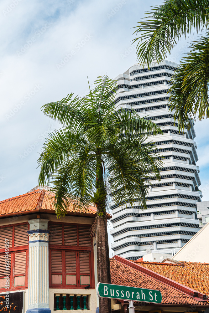 Singapore, Kampung Glam District, HDR Image