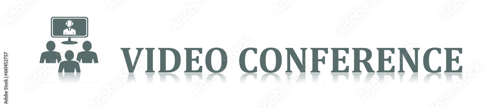 Concept of video conference Concept of video conference