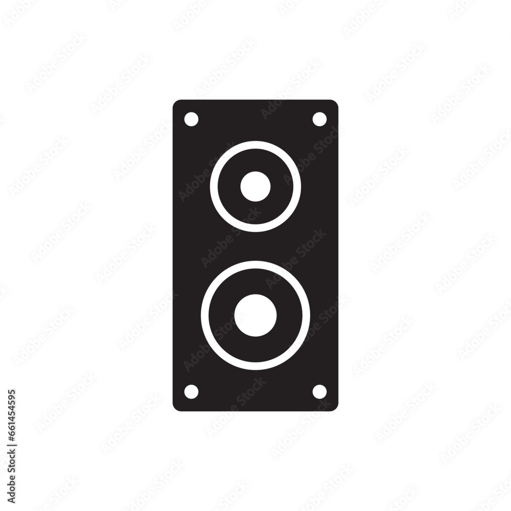 woofer icon design vector isolated