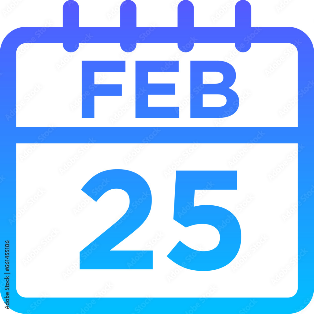 02-February - 25 Line Gradient Icon pictogram symbol visual illustration 02-February - 25 Line Gradient Icon pictogram symbol visual illustration