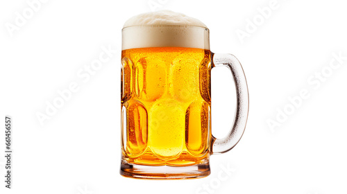 полная пивная кружка пива с пеной