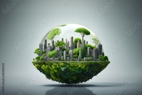 Concept of sustainability; green