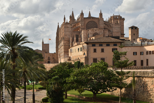 Blick zur Kathedrale von Palma de Mallorca