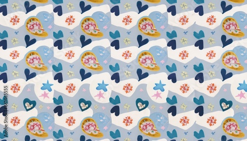 Baby pattern background