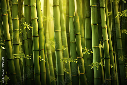 Chinese Bamboo Background Created with Generative AI