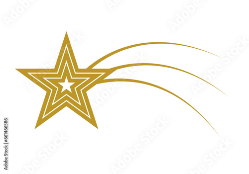 Icono de estrella amarilla en fondo blanco.