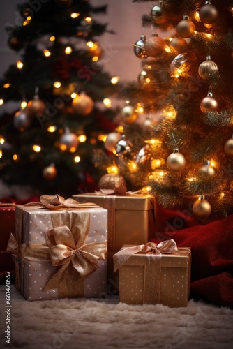 christmas tree and gifts © praja