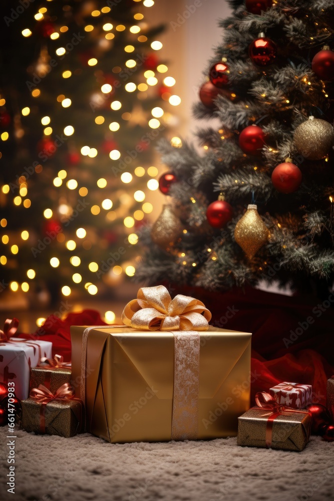 christmas tree and gifts christmas tree and gifts