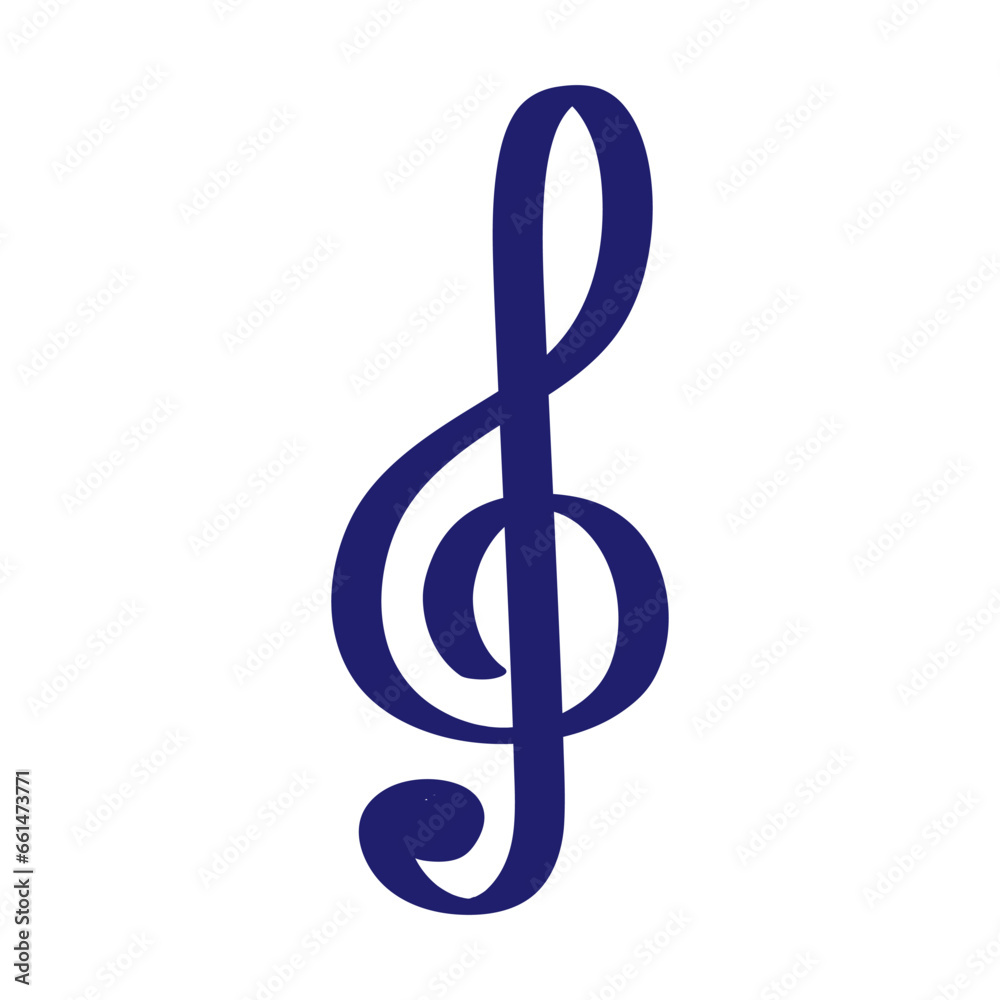Vector Clef Musical Note.Illustration. Note. Vector Clef Musical Note.Illustration. Note.