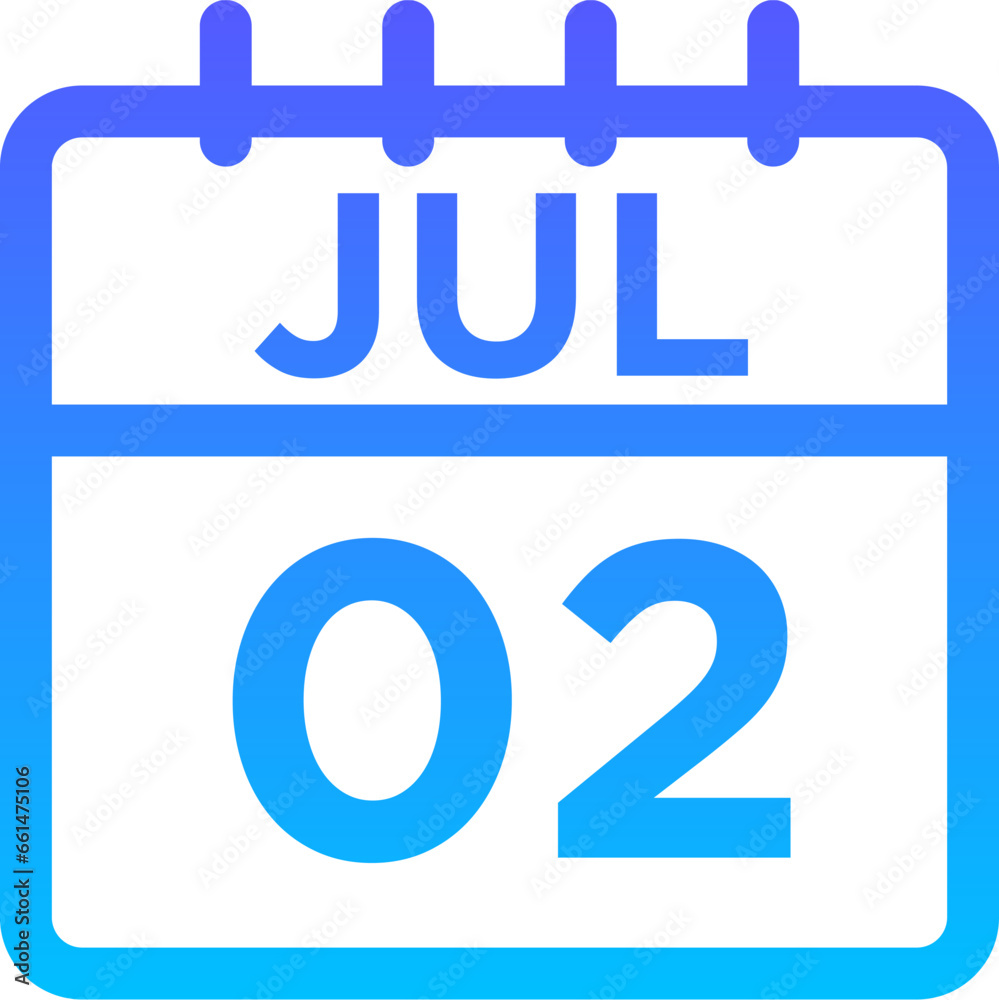07-July - 02 Line Gradient Icon pictogram symbol visual illustration 07-July - 02 Line Gradient Icon pictogram symbol visual illustration