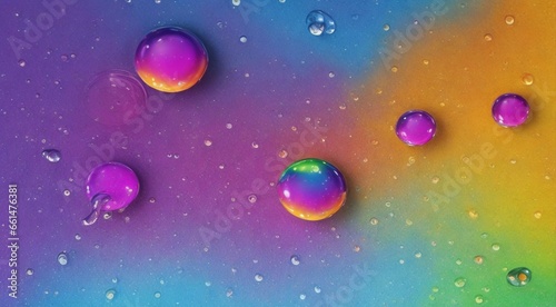abstract colored wallpaper, colored water drops on colored background, colorful abstract banner, full hd abstract water drops, bubbles on background