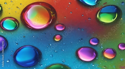 abstract colored wallpaper  colored water drops on colored background  colorful abstract banner  full hd abstract water drops  bubbles on background
