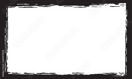 coarse grunge rotten wood edge vector vignette mask frame highlight panel