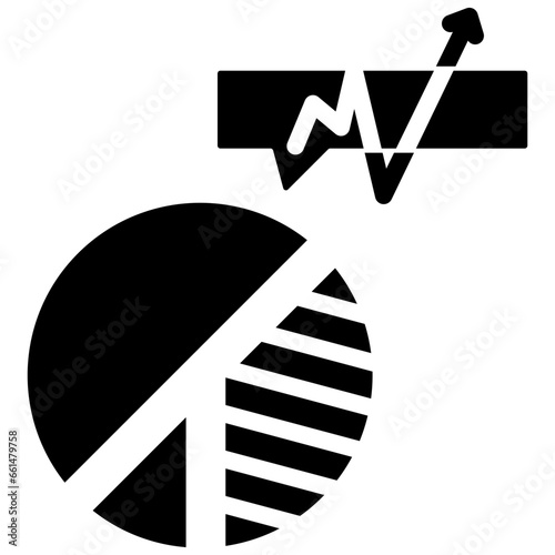Market Penetration Glyph Icon