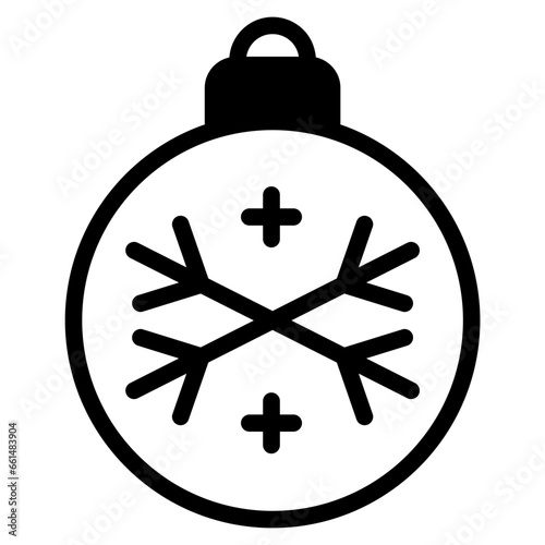 Free Download Christmas ball decoration icon - GFXLoad