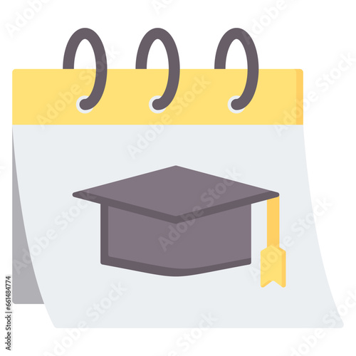 Academic Year Flat Icon