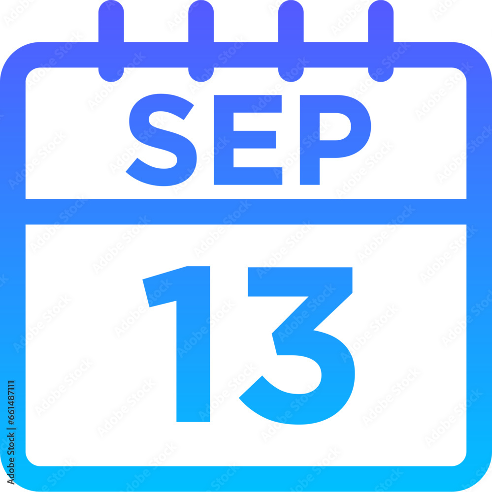 09-September - 13 Line Gradient Icon pictogram symbol visual illustration 09-September - 13 Line Gradient Icon pictogram symbol visual illustration