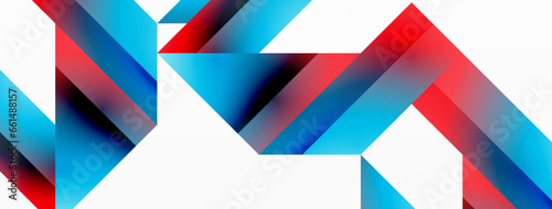 Minimalist elegance - lines, squares, triangles converge on white. Geometry essence showcased in serene harmony. Harmonizing essential shapes on a pristine backdrop