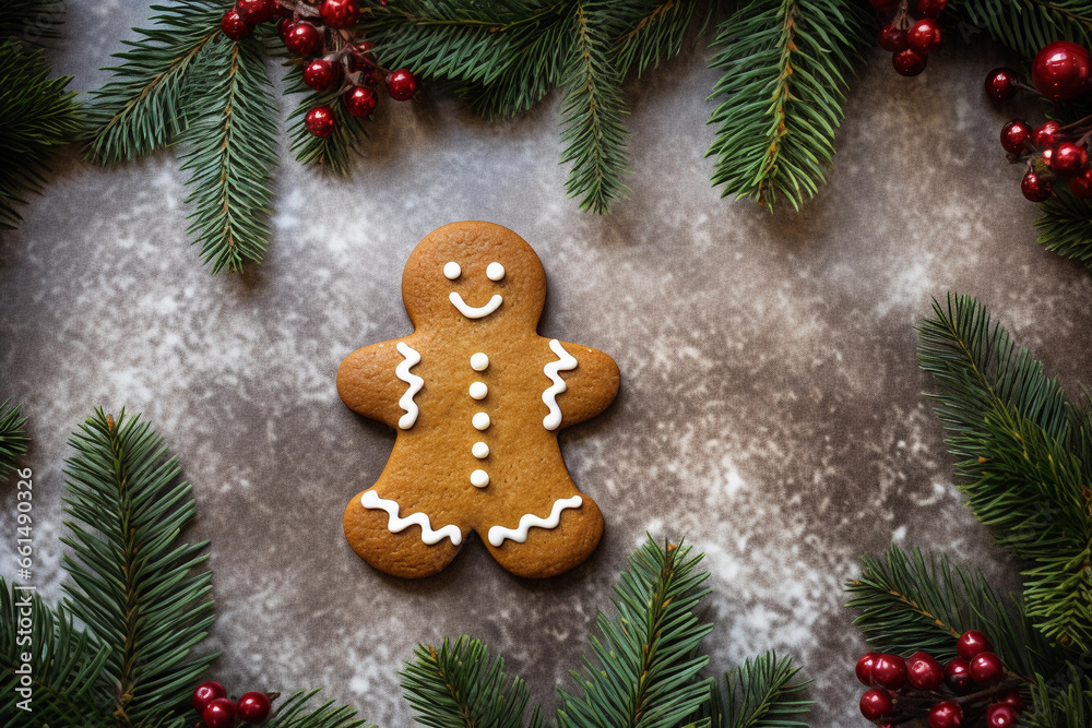 Homemade Gingerbread Men by the Christmas Tree Homemade Gingerbread Men by the Christmas Tree