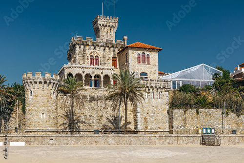 Forte da Cruz,  the magnificent historical castle, situated on the Estoril Coast, near Lisbon, Portugal.