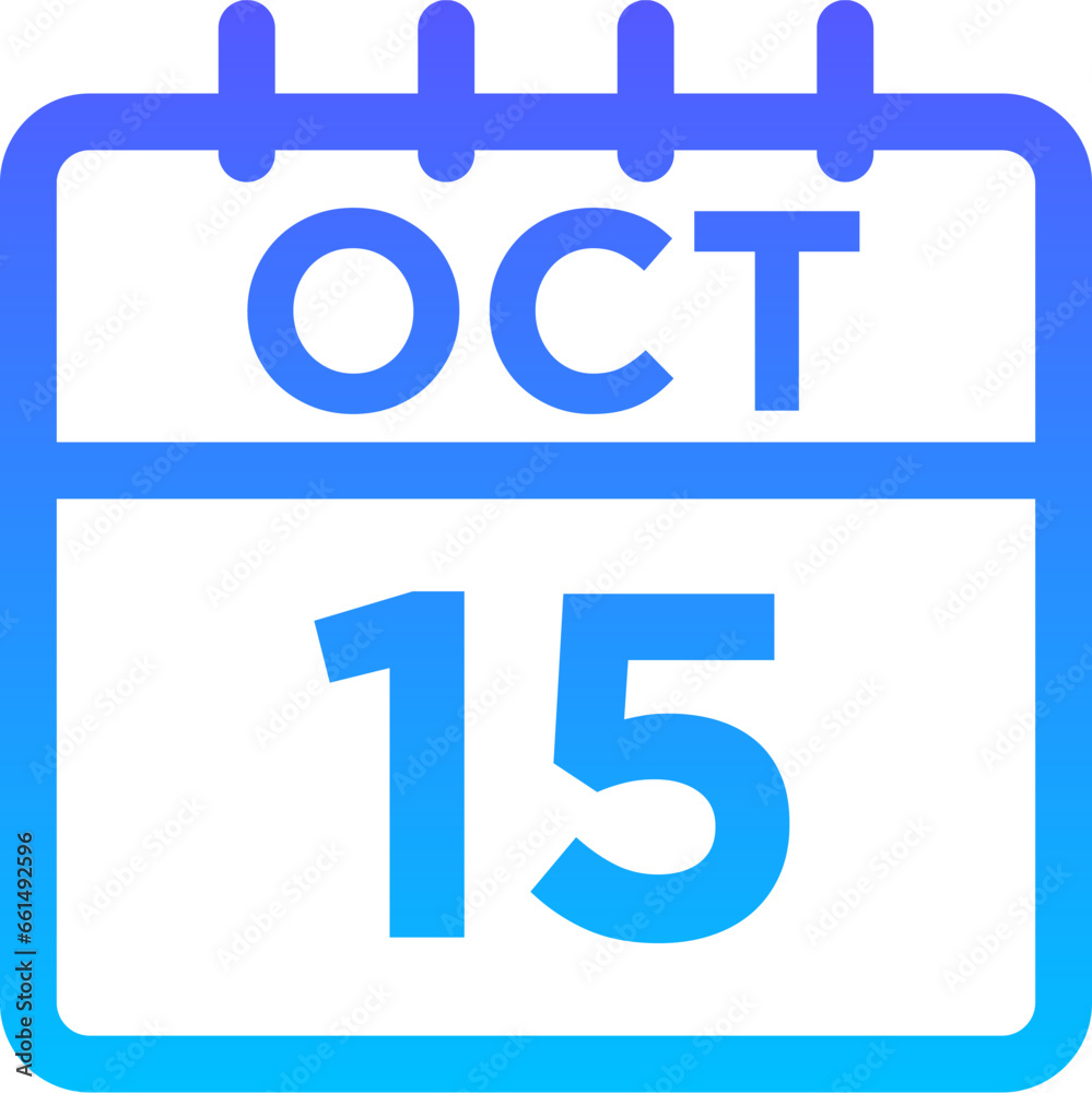 10- October - 15 Line Gradient Icon pictogram symbol visual illustration 10- October - 15 Line Gradient Icon pictogram symbol visual illustration