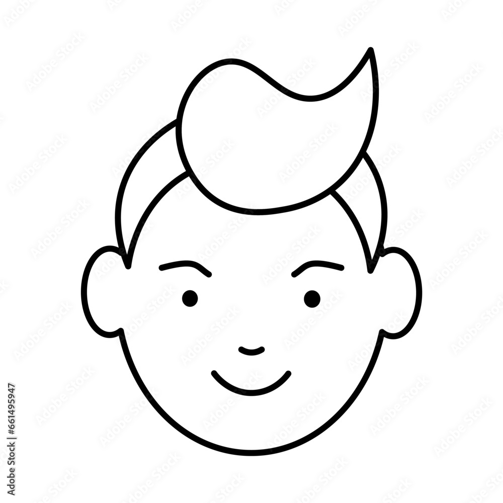Young guy. Young guy icon. Vector illustration Young guy. Young guy icon. Vector illustration