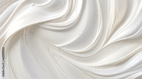 White cream texture for applying the face skin and body on background. white lotion for advertising Beauty skin care products. advertisement cream, milk, cheese, yogurt