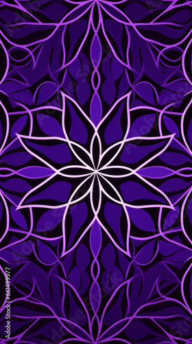 Wallpaper Mural Purple ceramic tiles decorative design, illustration for floor, wall, kitchen interior, textile Torontodigital.ca