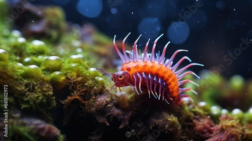Sea slug, Colorful nudibrach underwater