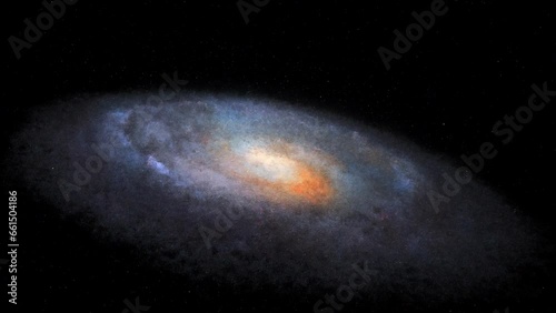 Spiral galaxy transition