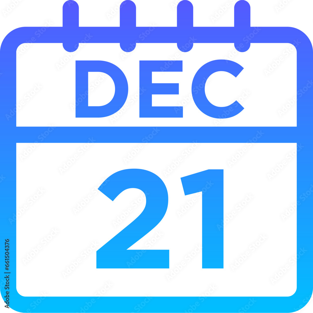 12- December - 21 Line Gradient Icon pictogram symbol visual illustration 12- December - 21 Line Gradient Icon pictogram symbol visual illustration