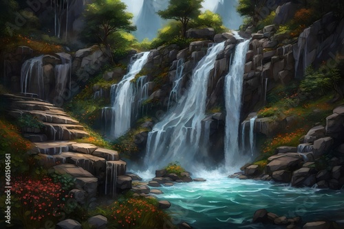 waterfall in the forest