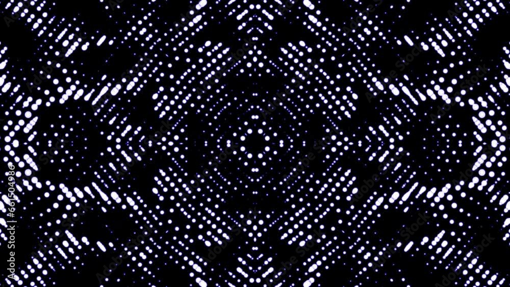 Abstract pattern kaleidoscope flowing background