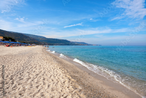 the beach of Zambrone marina Calabria Italy