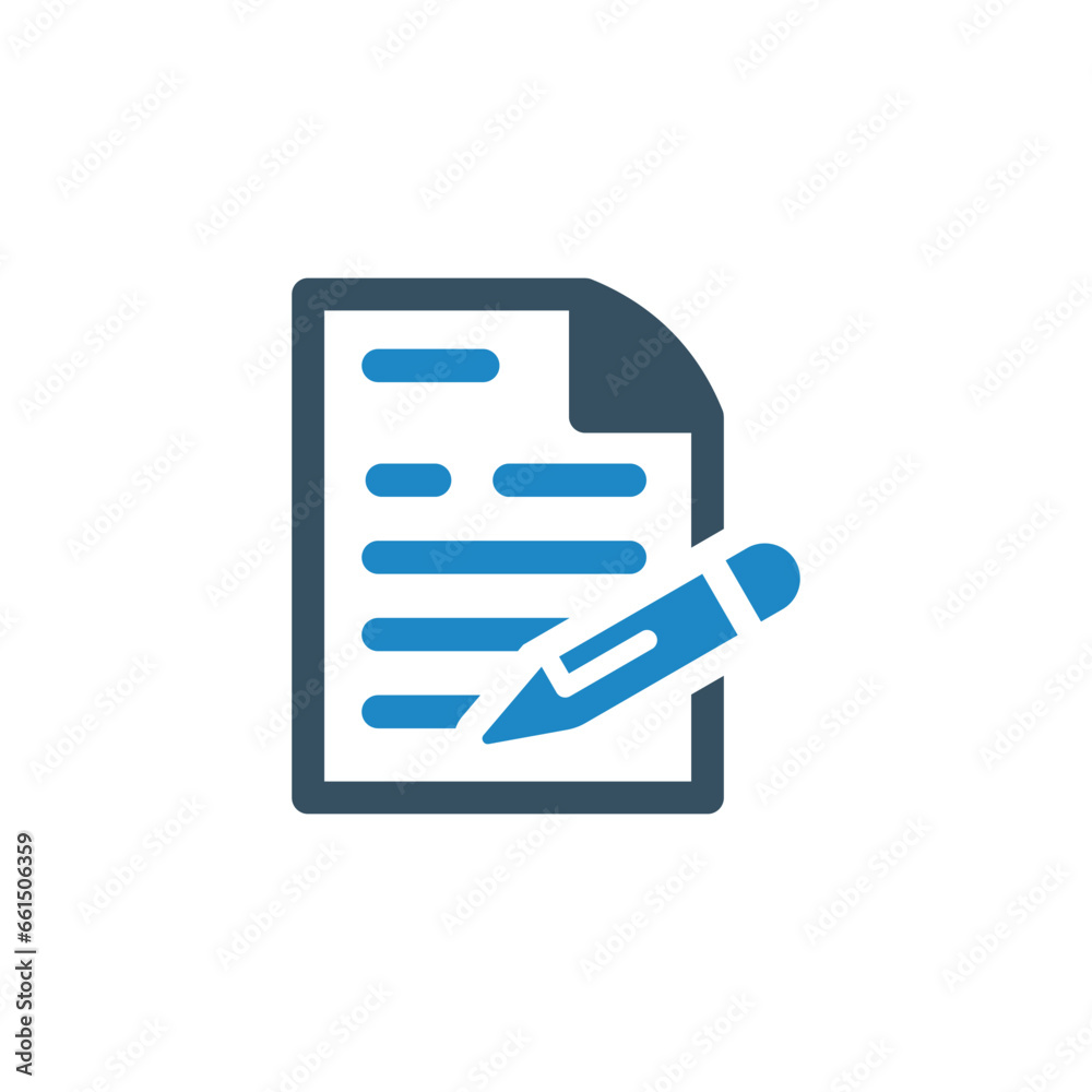 Write, edit icon vector illustration Write, edit icon vector illustration