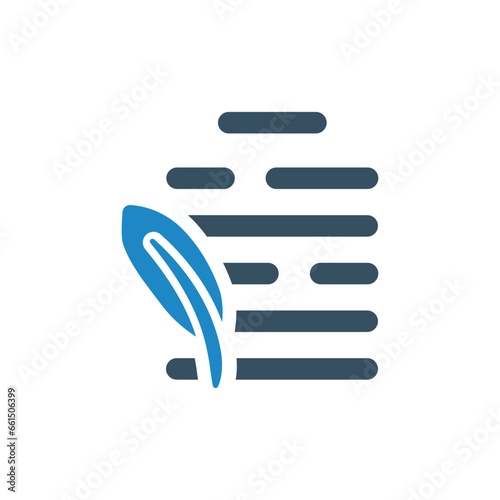 Authorship, write icon vector illustration