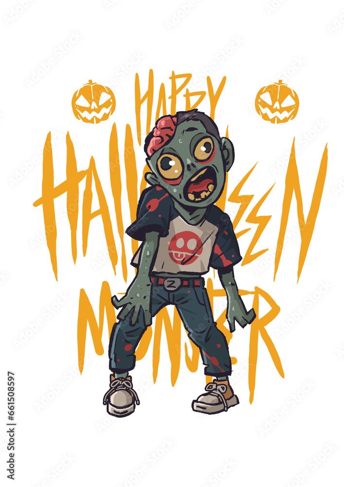 halloween monsters character set halloween monsters character set